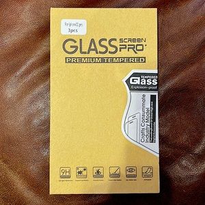 Brand new never opened 3 piece IPhone 11 Pro tempered glass screen protector.
